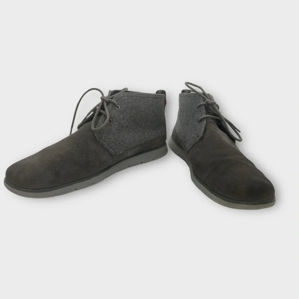 UGG‎ Freamon Men's Gray Chukka Boots Suede Side 13 Good Condition Nice!